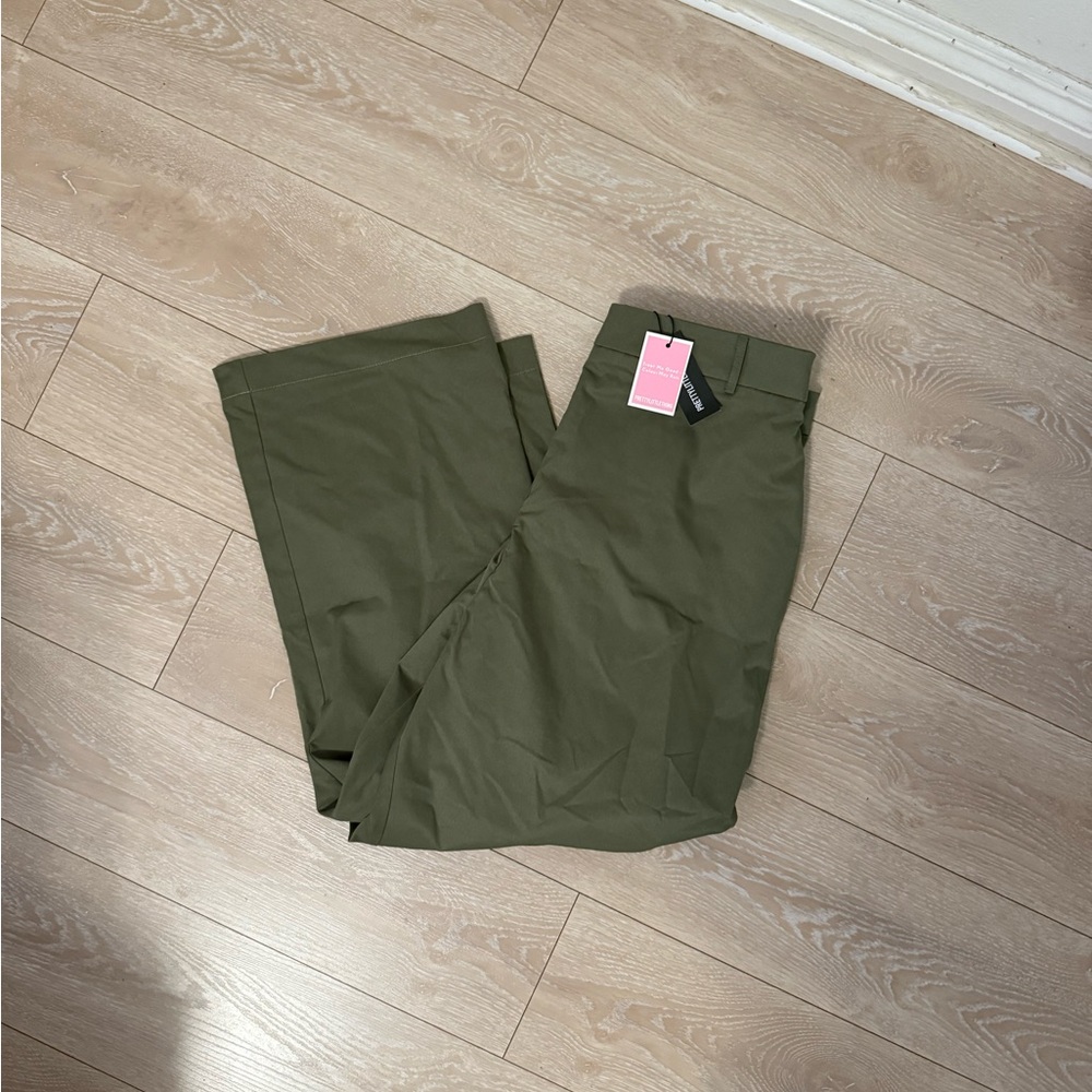 PLT Plus Khaki Pocket Front Cargo Trouser